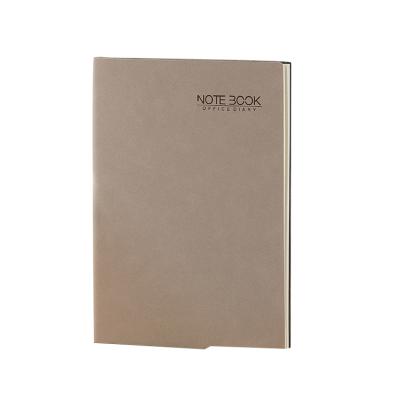 China Custom modern personalized leather stationary notebooks softcover hardcover book memorabilia business PU vintage softcover for sale