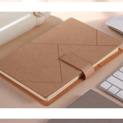 China Advanced creative design cover diary leather hard diary notebook customized high quality luxury hardcover book hardcover book for sale