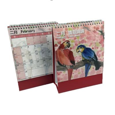 China Custom Printing 2022 Calendar Stand UP Table Desk Calendar for sale