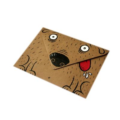 China Thick Paper Creative Cartoon Packing Mailing Envelopes With Custom Double Printing for sale