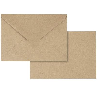 China Europe Kraft paper envelopes for baby shower, birthday party, and wedding (4.33*8.66 in, moq: 1000pcs) for sale