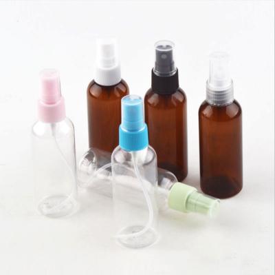 China Household Products 80ml PET Plastic Round Shoulder Cosmetic Mist Spray Bottle for sale