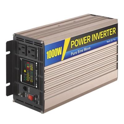 China Fast Shipping SGPE-1000W Inverter 12V 220V Inverter High Frequency Solar Battery Charger Pure Sine Wave 1000W Inverter 27.8*17*10.5cm for sale