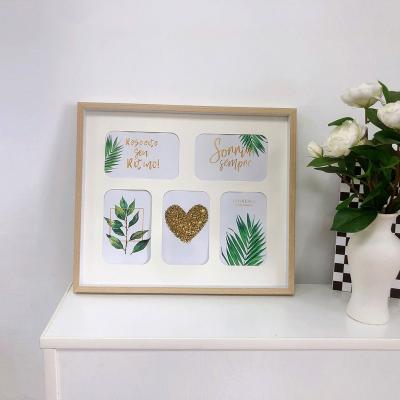 China Simple Style Wall Hanging Morden Wood Frames For Pictures Photo Frame Rustic Set for sale