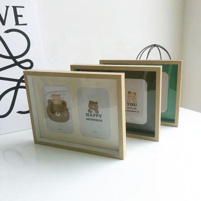 China Cheap Modern Wooden Morden Wall Hanging Collage Christmas Photo Picture Frame Made By MDF Wood for sale