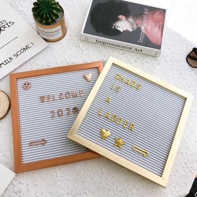 China New Europe Rose Gold Home Decor Letter Board with Letters and Numbers for sale