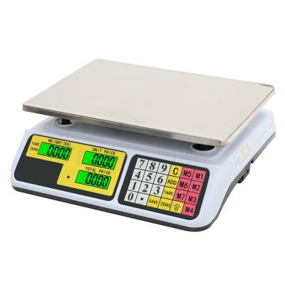 China Plastic Price Scale Plastic Price Calculation Digital Scale 40kg 30kg for sale