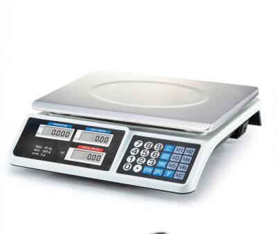 China Calculate Price Weight and Food Meat Counting Weighing Scale ACS Scale Stainless Steel Best Quality Best Price Weighing Scale for Supermarket for sale