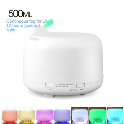 China 7 Color Car Aromatic Diffuser 500ml 7led Led Light Air Humidifier for sale