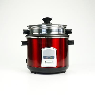 China Hot sale red color outdoor body rice cooker can customized color and logo 1/2inner pot for sale