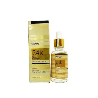 China Moisturizer Hyaluronic Acid Serum For Skin Care 24k Gold Collagen Snail Extract Serum for sale