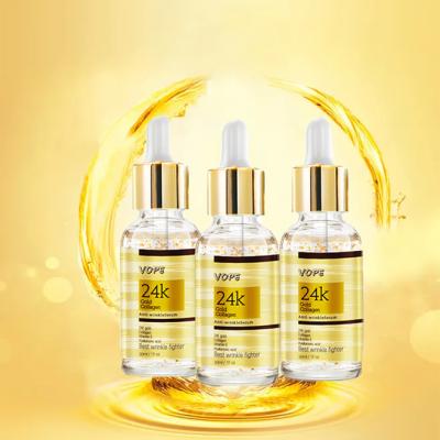 China Moisturizer Snail Extract Hyaluronic Acid 24k Gold Collagen Anti Wrinkle Serum for sale