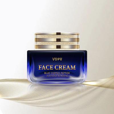 China Anti Aging Female Skin Care Peptide Repair Blue Copper Moisturize Face Cream for sale