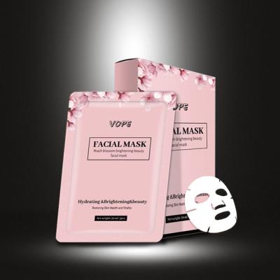 China Whitening Skin Care High Quality Peach Blossom Whitening Face Mask for sale