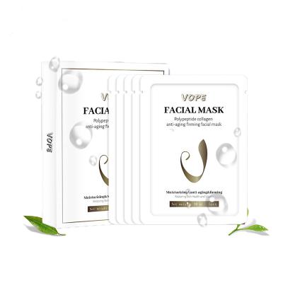 China Moisturizer Private Label Polypeptide Cosmetic Collagen OEM Anti Aging Facial Packing Sheet for sale