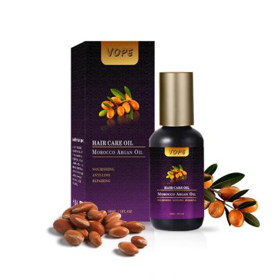 China Loss Prevention OEM Private Label Shine Repair Anti Hair Loss Argan Oil Hair Care Oil for sale