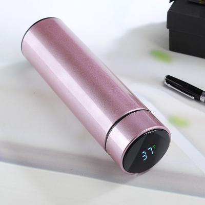 China PORTABLE Temperature Display 304 Stainless Steel Smart Thermos Cup 500ml for sale