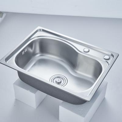 China Faucetless Most Popular Innovative Double Bowl Dapur Stainless Steel And Band Sri Lanka Design Hand Made Kitchen Sink for sale