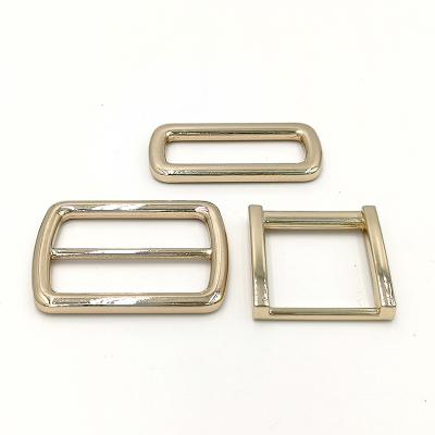 China Square Rectangular Ring Adjustable Belt Buckles Women Best Handbag Nickel Free Single Buckle for sale