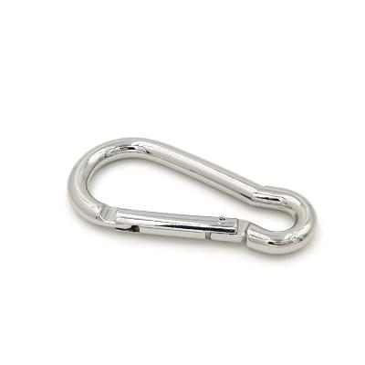 China Factory Direct Selling Button Carabiner Metal Snap Buckle Climbing Snap Buckle Dog Hook Nickel Free for sale