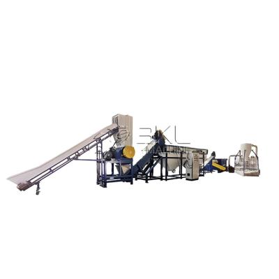 China Industry Automatic Plastic Crusher Machine Full Plastic Recycling Tire Recycle Washing Line for sale