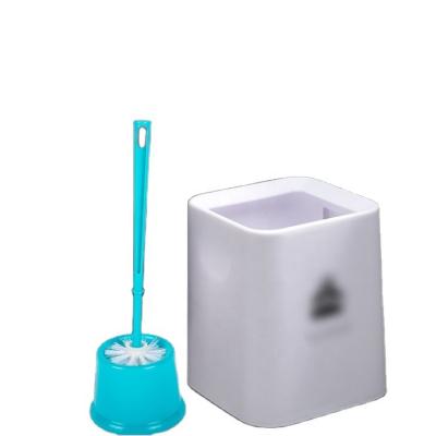 China 2021 Viable Factory Direct Creative Circular Toilet Brush Set With Detachable Ball Head for sale