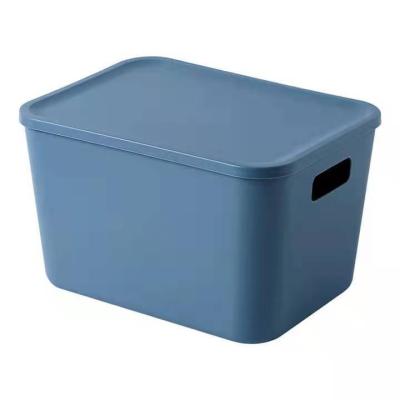 China 2022 Household Kitchen Stored Set Small Other Food Covered Home Storage And Organization Plastic Containers Lid Stackable Trash Cans for sale