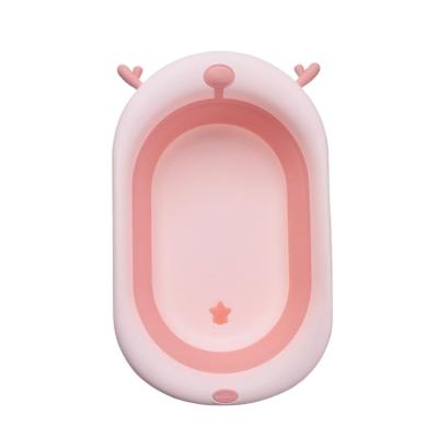 China China Baby Supplies New Products For Promotional Fold Baby Tub WithTemperature Water Intake 96*53*30.5cm for sale