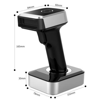 中国 Hospital/Shop/Warehouse 1D/2D QR PDF417 2.4G Barcode Reader Logistics/Radio Industry/Barcode Scanner Support USB Cable Handheld Mobile Phone 販売のため