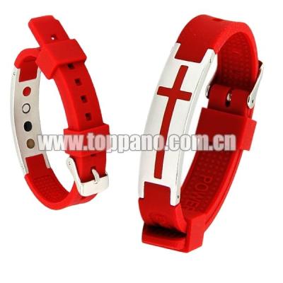 China CLASSIC Silicone Energy Balance Health Life New Product Health Wristband Energy Silicone Magnetic Wristband for sale