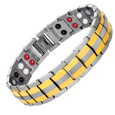 China High Quality Titanium ScalarTitanium Energy Health Care Germanium Jewelry Necklace Decorative Germanium Bracelet Magnetic Bangle for sale