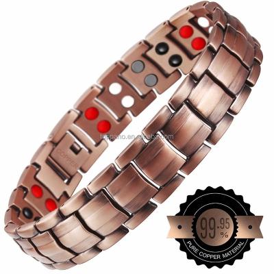 China Factory Price Titanium Running Health Bracelet Fast Delivery Cooper Bracelet Ion Bracelet for sale