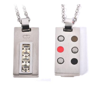 China No Allergy Or ​​No Rust Fashion Neckace Jewelry Stainless Steel Magnetic Energy Pendant Cross Pendant for sale