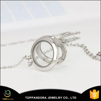 China Anniversary Shape Stainless Steel Glass Pendant Jewelry With Various Shape Size Floating Pendants For Pendant Necklace for sale