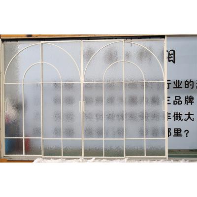 China Decoration Stacking Aluminum Sliding Door Frame Modern Design Sliding Door Bedroom Interior Slim Glass Office for sale