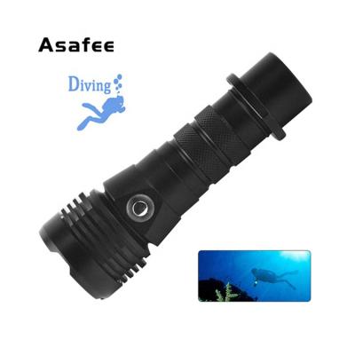 China 26650 Scuba Diving Flashlight or Cave Lantern Waterproof Scuba Diving Torch 18650 Rechargeable for sale