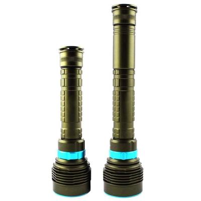 China Emergency High Power Fishing Led Light Underwater Rechargeable Diving Light 18650 Torch Scuba Diving Grip Flashlight 26650 xml-l2 for sale