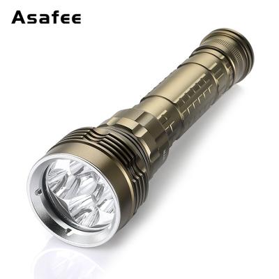 China Powerful XML2 5000lm Emergency Led Rechargeable Flashlight Torch Scuba Light Diving Lamp for sale