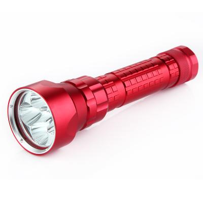 China Rechargeable Emergency Dive Lamp 5PCS XML2 5000lm Powful 26650 Flashlight Bottom Water Dive Light for sale