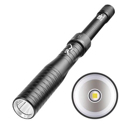 China Asafee New Design Emergency Spearfishing Flashlight XM-T6 LED 18650 Flashlight Spotlight LED Outdoor Diving Flashlight With Safe Hammer for sale