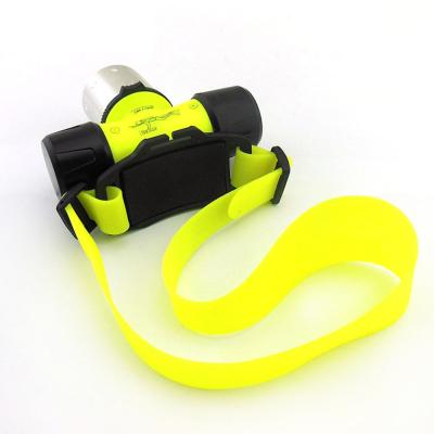 China Waterproof Led Emergency Headlight Swimming Dive Rechargeable Underwater Swming Pool Led Light Diving Headlight for sale