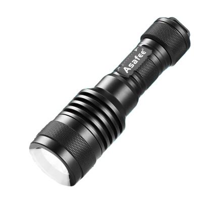 China Asafee China Professional Scuba Diving Flashlight LED Waterproof Rechargeable Dive Lights LED Air Diving Dive Lights for sale