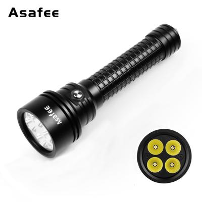 China DIV15S Powerful Rescue Scuba Diving 3800LM Light Led Waterproof XPL 150m Underwater Flashlight For Diving for sale