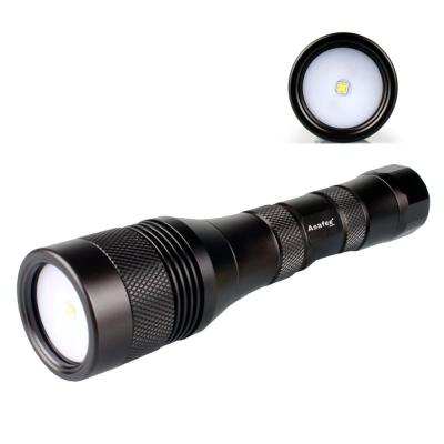 China Premium 1050LM Rechargeable Emergency Waterproof 200m Deep Sea Diving Flashlight and Torch Aluminum Diving Light for sale