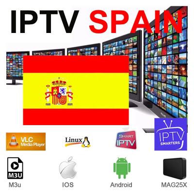 China Iptv Smarters iptv espana Subscription spain latin spanish latino procaja iptv support Android smart tv phone pc m3u iptv 24 hours Free Test for sale