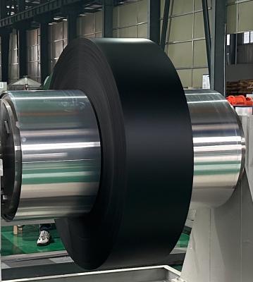 China Alloy 3004 Aluminum Strip Black Color Coated Aluminum Coil 1.00mm Thickness 300mm Width Used For Channel Letter Making for sale