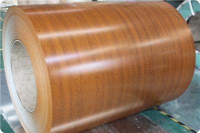 China 3D Wooden Pattern Coated Aluminium Sheet Coil For Metal Roller Shutter Door for sale