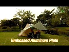 Eatcamp Deluxe Cooking Station Of Wind Proof 2.0 -9.2 Kg - 75L - 4Kw * 1 For Family Picnic