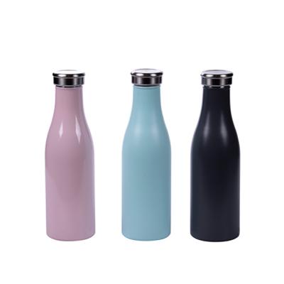 China Wholesale 500ML PORTABLE Double Wall Vacuum Insulated Stainless Steel Thermal Water Bottle Travel Mug for sale