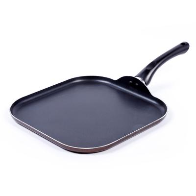 China High Quality Nonstick Aluminum Nonstick Copper Pan Stocked Pan Stainless Steel Handle Cookware for sale